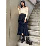 ショルダーカットレイヤードライクリブニット | MURUA | 詳細画像31 