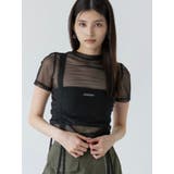 ブラック | 【追加生産分】グラデーションシアートップス | MURUA