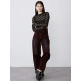 フロッキーモノグラムシアートップス | MURUA | 詳細画像12 