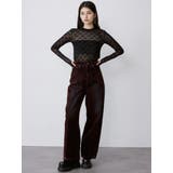 フロッキーモノグラムシアートップス | MURUA | 詳細画像15 