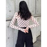 フロッキーモノグラムシアートップス | MURUA | 詳細画像34 