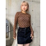 フロッキーモノグラムシアートップス | MURUA | 詳細画像40 