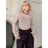 フロッキーモノグラムシアートップス | MURUA | 詳細画像44 