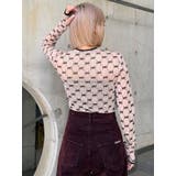 フロッキーモノグラムシアートップス | MURUA | 詳細画像46 