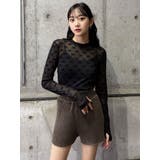 フロッキーモノグラムシアートップス | MURUA | 詳細画像48 