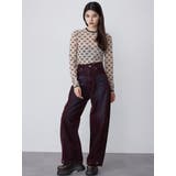 フロッキーモノグラムシアートップス | MURUA | 詳細画像7 