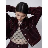 フロッキーモノグラムシアートップス | MURUA | 詳細画像9 