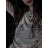 Sarah×MURUAタトゥーライクシアートップス | MURUA | 詳細画像10 