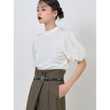 テレコドッキングジャガードトップス | MURUA | 詳細画像1 