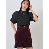 ブラック | テレコドッキングジャガードトップス | MURUA