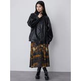 スタンドネックフェイクレザージャケット | MURUA | 詳細画像15 