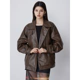 スタンドネックフェイクレザージャケット | MURUA | 詳細画像17 