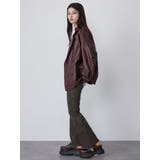 スタンドネックフェイクレザージャケット | MURUA | 詳細画像27 