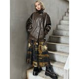 スタンドネックフェイクレザージャケット | MURUA | 詳細画像37 