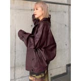 スタンドネックフェイクレザージャケット | MURUA | 詳細画像44 