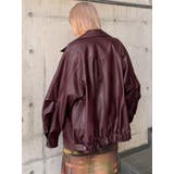 スタンドネックフェイクレザージャケット | MURUA | 詳細画像45 