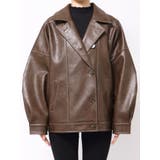 スタンドネックフェイクレザージャケット | MURUA | 詳細画像47 