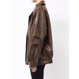 スタンドネックフェイクレザージャケット | MURUA | 詳細画像48 