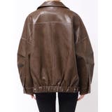 スタンドネックフェイクレザージャケット | MURUA | 詳細画像49 