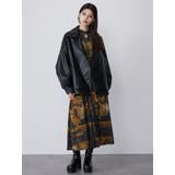 スタンドネックフェイクレザージャケット | MURUA | 詳細画像8 