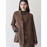 ブラウン | 2wayレングステーラードジャケット【セットアップ着用可】 | MURUA