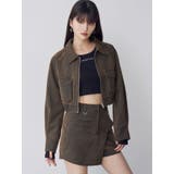 フェイクレザーショートフライトジャケット【セットアップ着用可】 | MURUA | 詳細画像3