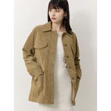 ベージュ | フェイクスウェードワークジャケット | MURUA