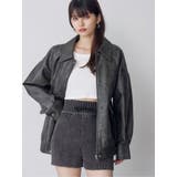 ヴィンテージフェイクレザーブルゾン | MURUA | 詳細画像1 