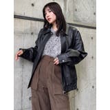 ヴィンテージフェイクレザーブルゾン | MURUA | 詳細画像15 