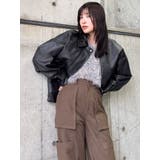 ヴィンテージフェイクレザーブルゾン | MURUA | 詳細画像16 