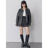 ヴィンテージフェイクレザーブルゾン | MURUA | 詳細画像6 