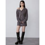 アシメショルダーミニシャツワンピース | MURUA | 詳細画像10 