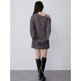 アシメショルダーミニシャツワンピース | MURUA | 詳細画像13 