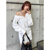 アシメショルダーミニシャツワンピース | MURUA | 詳細画像15 