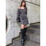 アシメショルダーミニシャツワンピース | MURUA | 詳細画像19 