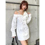 アシメショルダーミニシャツワンピース | MURUA | 詳細画像2 