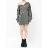 アシメショルダーミニシャツワンピース | MURUA | 詳細画像31 