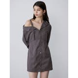 アシメショルダーミニシャツワンピース | MURUA | 詳細画像7 