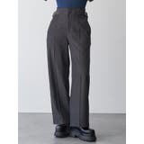 グレー | サイドベルトパンツ【セットアップ着用可】 | MURUA