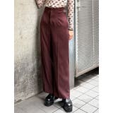 ボルドー | サイドベルトパンツ【セットアップ着用可】 | MURUA