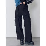 ブラック | カーゴZIPパンツ | MURUA