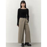 ベルトハイウエストワイドパンツ | MURUA | 詳細画像3