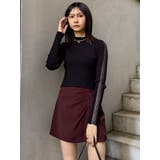 タックドレープミニスカート【セットアップ着用可】 | MURUA | 詳細画像26 