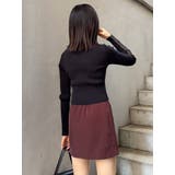 タックドレープミニスカート【セットアップ着用可】 | MURUA | 詳細画像27 