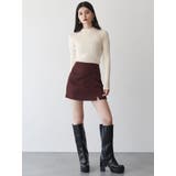 タックドレープミニスカート【セットアップ着用可】 | MURUA | 詳細画像3 