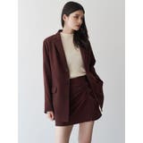 タックドレープミニスカート【セットアップ着用可】 | MURUA | 詳細画像6 