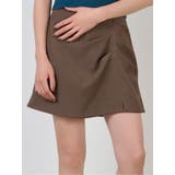 ブラウン | タックドレープミニスカート【セットアップ着用可】 | MURUA