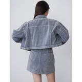 フロッキーデニムミニスカート【セット販売対象】 | MURUA | 詳細画像12 