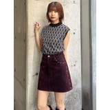 フロッキーデニムミニスカート【セット販売対象】 | MURUA | 詳細画像17 