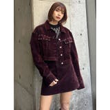 フロッキーデニムミニスカート【セット販売対象】 | MURUA | 詳細画像20 